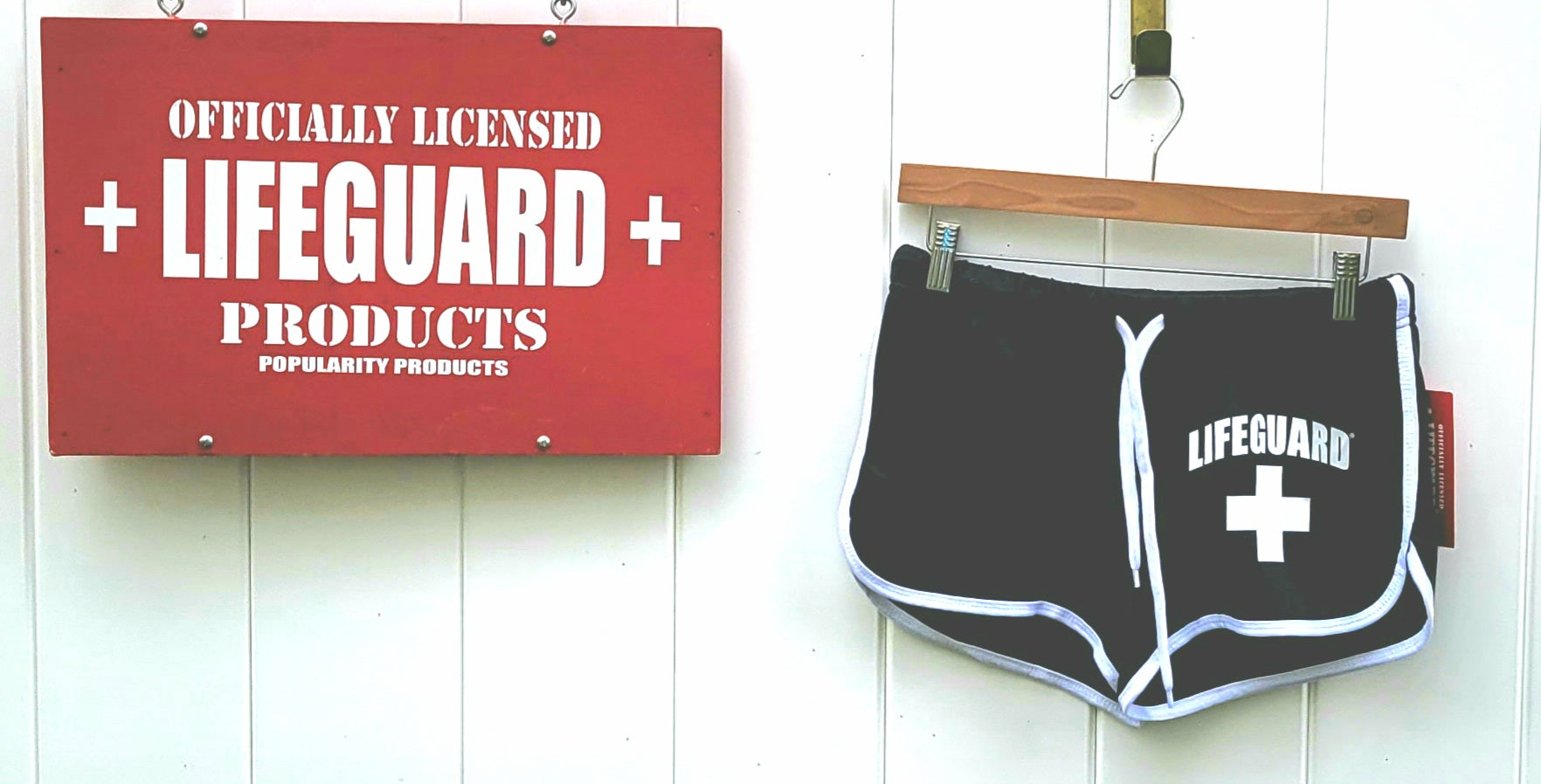 White hot sale lifeguard shorts