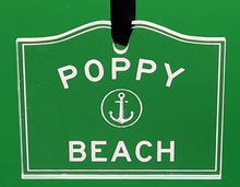 Load image into Gallery viewer, Poppy Beach with Anchor Ornament
