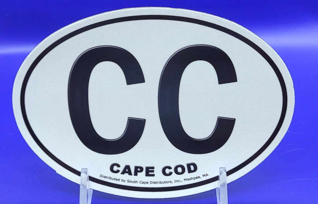 Cape Cod Oval Car Magnet