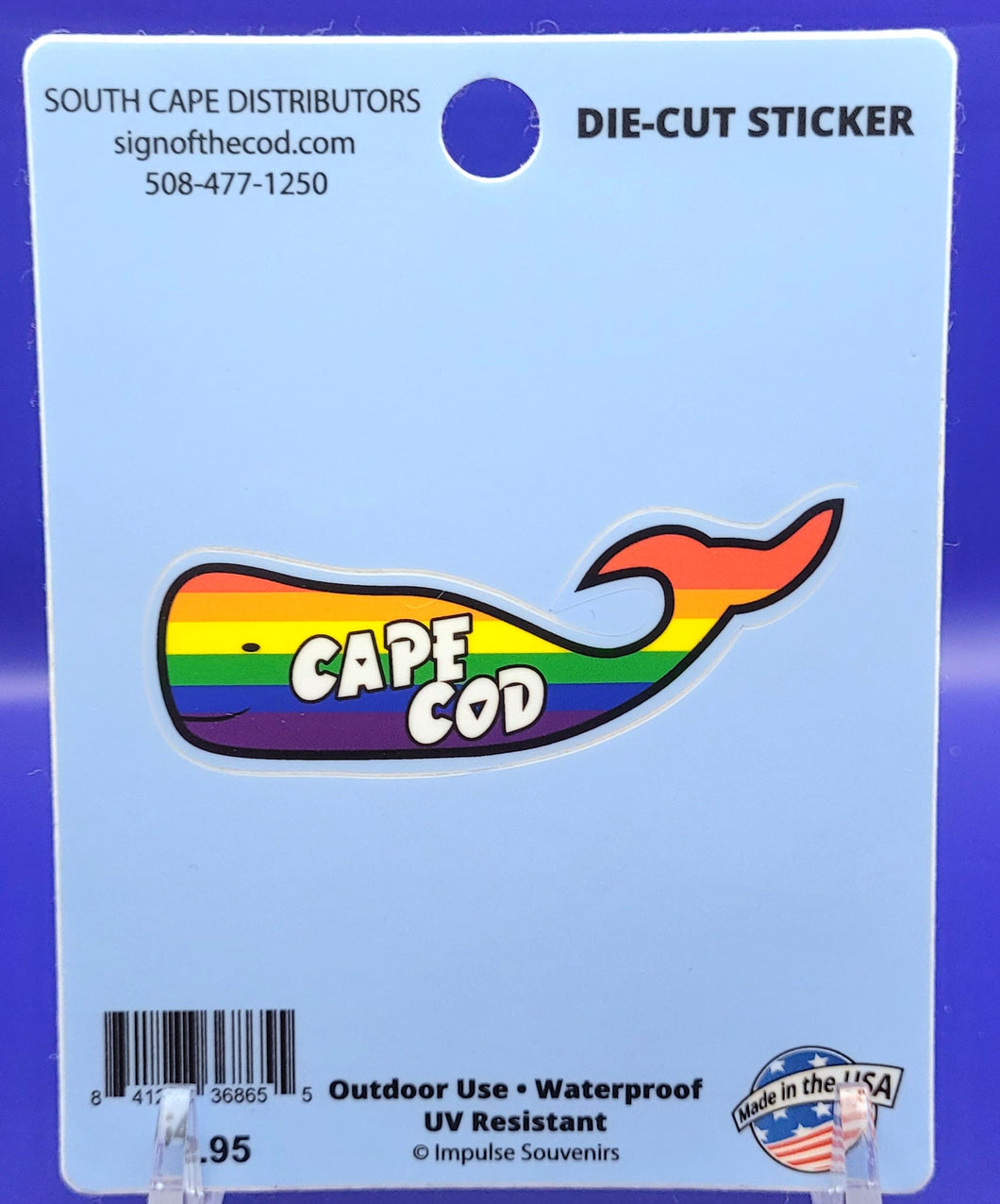 Pride Whale Sticker