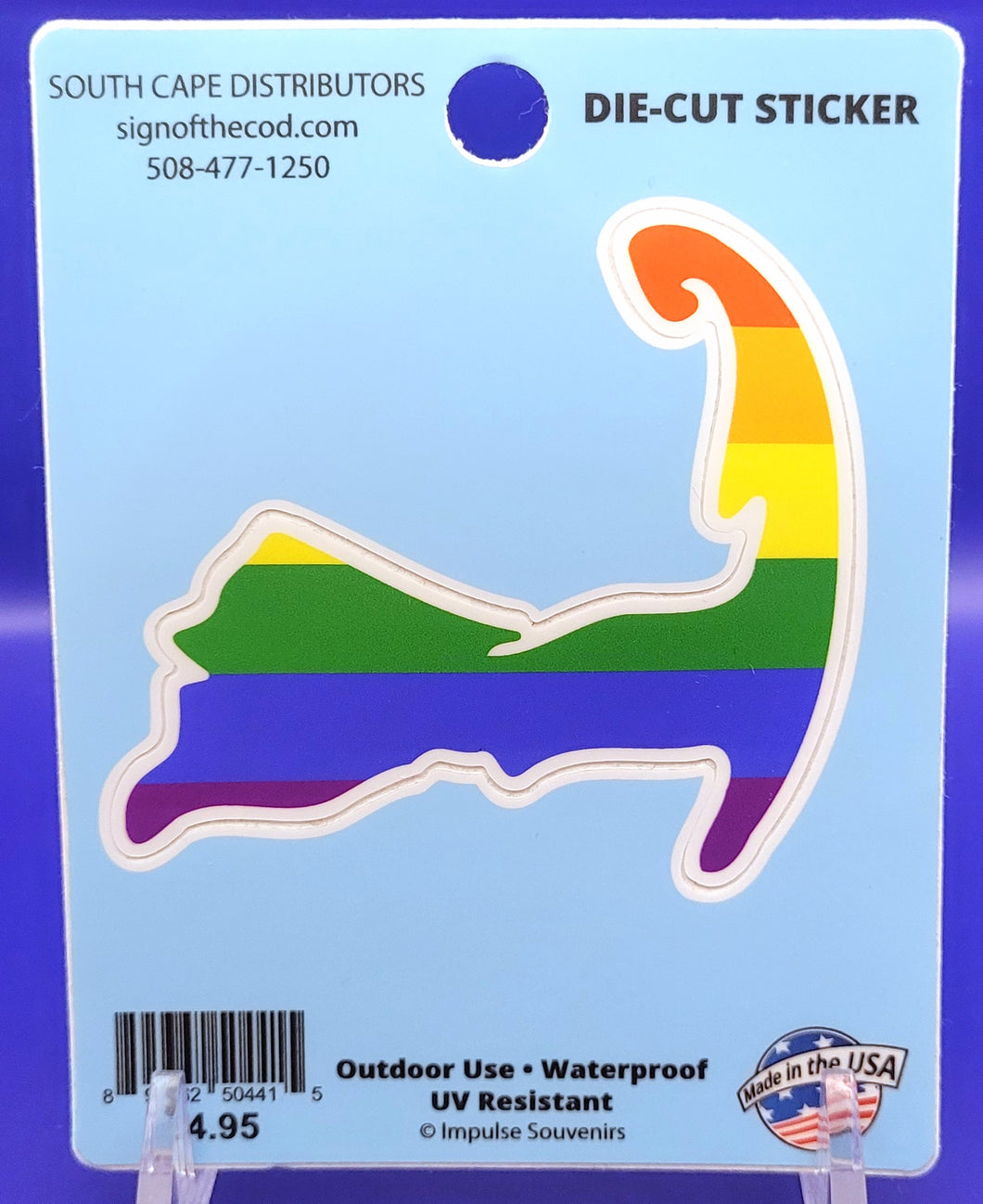 Pride Cape Arm Sticker