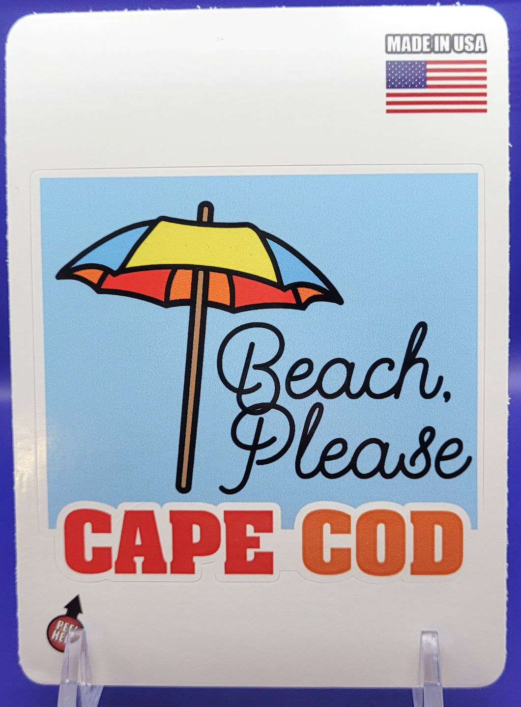 Beach Please Sticker