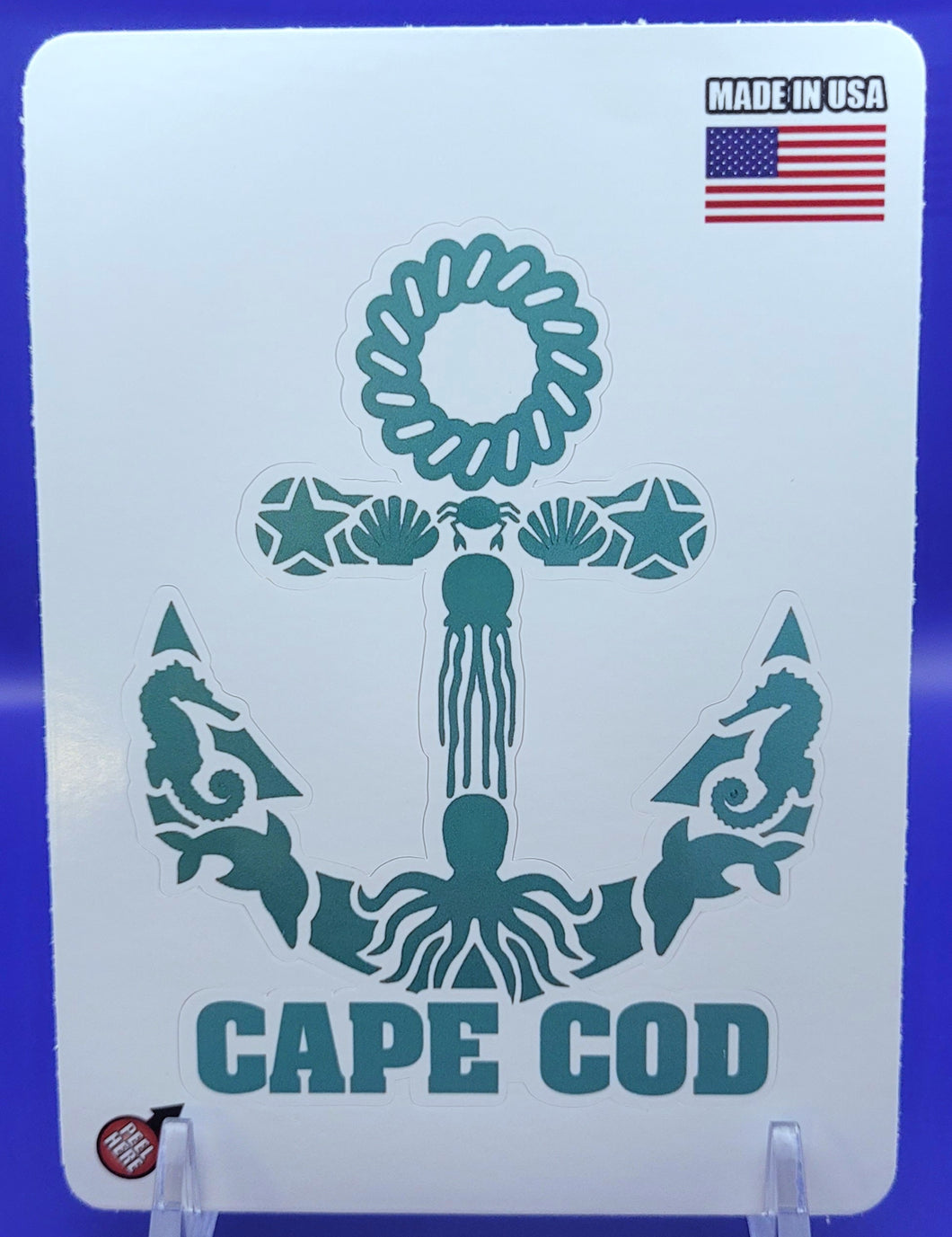 Cape Cod Anchor Sticker