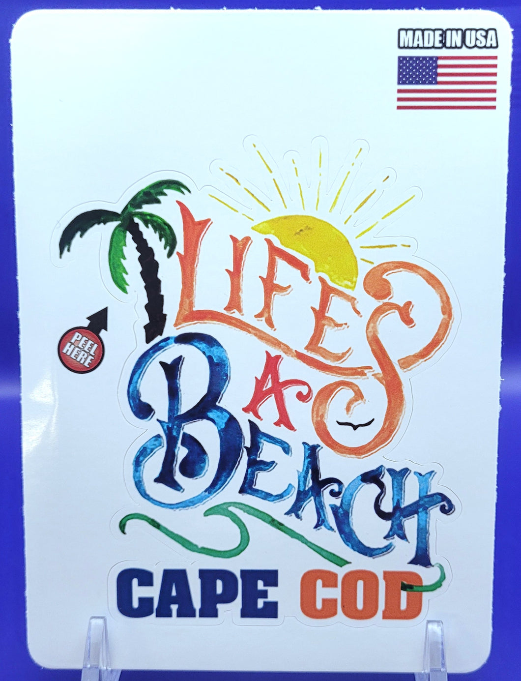 Life's a Beach Sticker