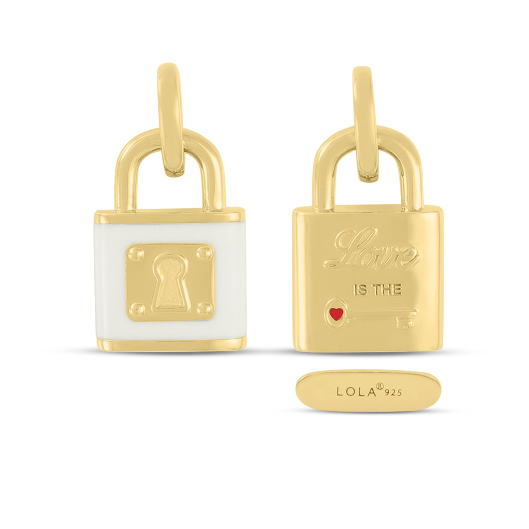 LOLA Love Lock Tag Pendant