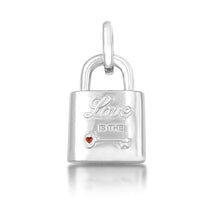 Load image into Gallery viewer, LOLA Love Lock Tag Pendant
