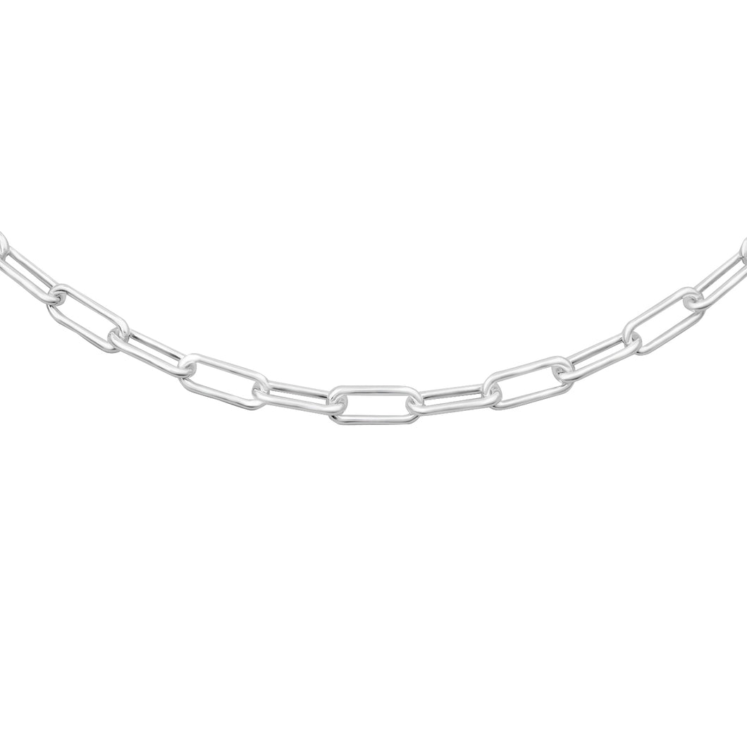 LOLA The Oval Chain -Sterling Silver-24