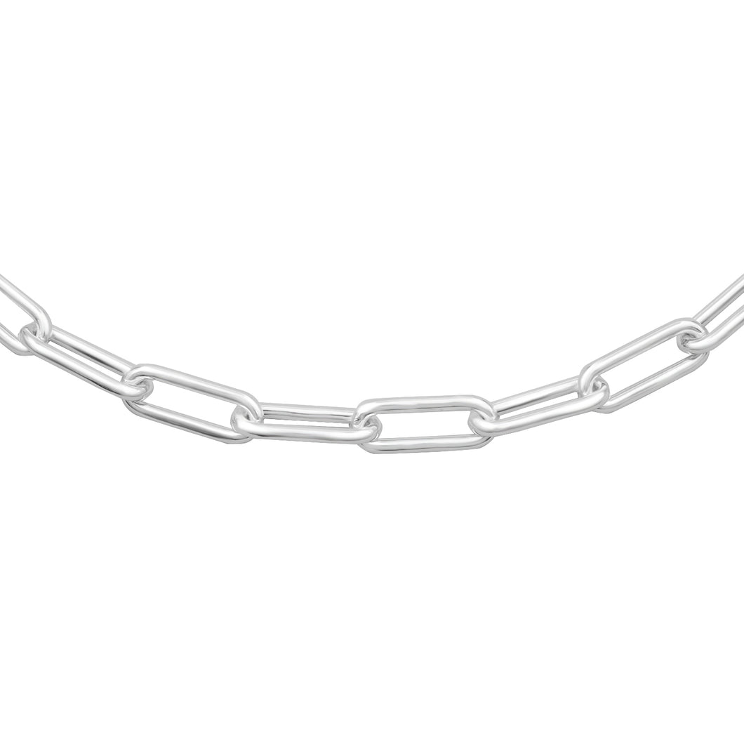 LOLA The Oval Chain -Sterling Silver-18