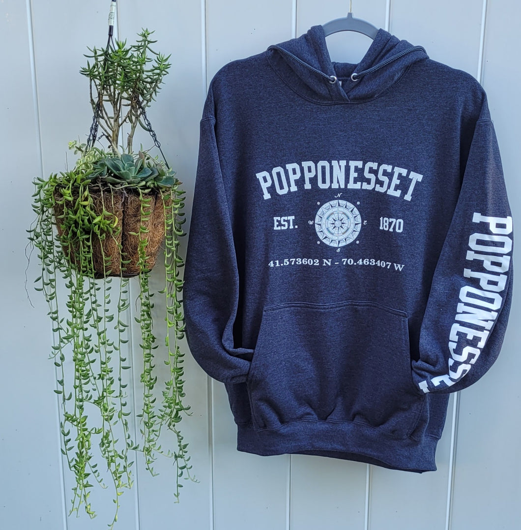 Compass Rose Hooded Sweatshirt