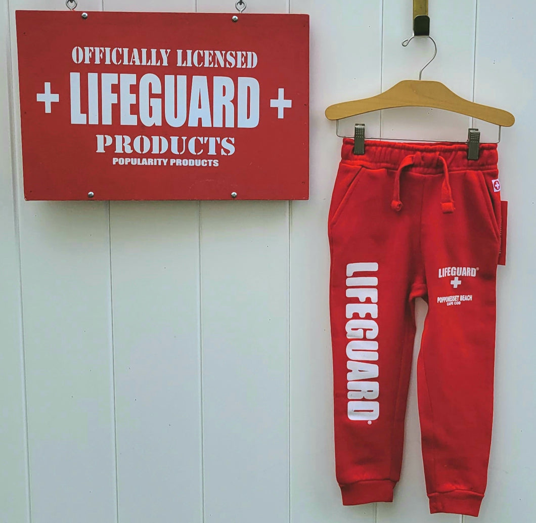 Red lifeguard sweatpants online